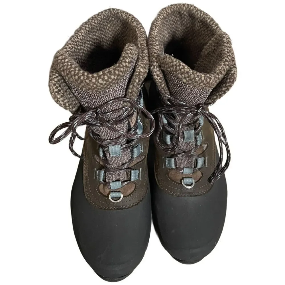 Merrell Women’s Therma Aurora 2 Mid Shell Leather & Wool Winter Boots (Size: 8)